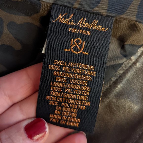 ❌SOLD❌  Nadia Aboulhosn x Addition Elle Vegan Leather Jacket - Picture 8 of 8